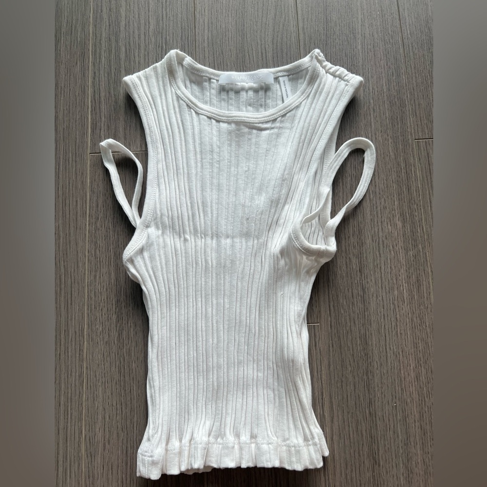 Helmut Lang Ribbed Muscle Tank - Picture 3 of 5